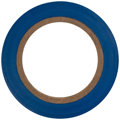 Изолента ПВХ 19 мм х 0,13 мм х 10 м синяя фото 2