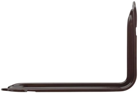 Уголок-кронштейн 200х300 мм (1,0 мм) усилен.коричневый фото 2