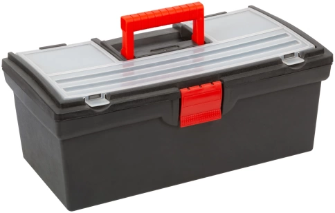 Ящик для инструмента пластик.16" 40,5х21,5х16 см. фото 2