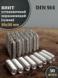 Винт установочный нержавеющий 10х30 DIN914 (гужон), 50 шт.