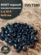 Винт чёрный 8х10 ISO 7380 под шестигранник к.п.10.9, 50 шт.