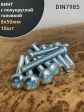 Винт с полукруглой головкой 8х50 ОЦ DIN7985, 10 шт.
