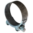 Хомут одноболтовый силовой 48-51 мм, оцинкованный