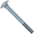 Болт с полукруглой головкой и кв.подг. 8х80 ОЦ DIN 603