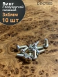 Винт с полукруглой головкой 3х6 ОЦ DIN7985, 10 шт.