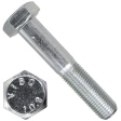 Болт М20х1,5х90 мм, класс прочности 10.9 DIN 960, неполная резьба, оцинкованный