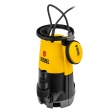 Насос дренажный для чистой и грязной воды DP450S 450 Вт 12000 л/ч подъем 6 м Denzel