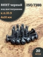 Винт чёрный 4х10 ISO 7380 под шестигранник к.п.10.9, 20 шт.