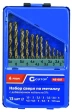 Набор сверл по металлу Cutop Profi с кобальтом 5%, в мет.кор. 2-8мм (через 0,5мм),13шт.