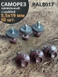 Саморез кровельный, 5,5х19 шоколадно-коричневый RAL8017 50 шт