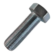 Болт М16х1,5х45 мм класс прочности 10.9 DIN 961, полная резьба, оцинкованный
