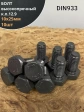 Болт М10х25 мм, DIN933, высокопрочный 12.9, 10шт.