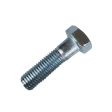 Болт 16х60 мм класс прочности 8.8 DIN 931 неполная резьба, оцинкованный