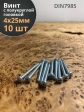 Винт с полукруглой головкой 4х25 ОЦ DIN7985, 10 шт.