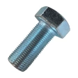 Болт М18х1,5х40 мм класс прочности 10.9 DIN 961, полная резьба, оцинкованный