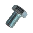 Болт М10х1х20 мм DIN 961, класс прочности 8.8, полная резьба, оцинкованный