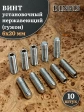 Винт установочный нержавеющий 6х20 DIN913 (гужон), 10 шт.