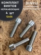 Винт нержавеющий шестигранник  М12х35, DIN 912, 4 шт