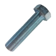 Болт М20х1,5х80 мм, класс прочности 10.9 DIN 961,полная резьба, оцинкованный