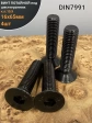 Винт потайной под шестигранник 16х65 DIN7991 к.п.10.9, 4шт