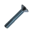 Винт потай 12х80 мм с внутр. шестигр. DIN 7991 класс прочности 10.9, полная резьба, оцинкованная
