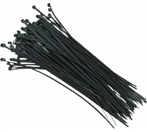 Хомуты нейлоновые черные 5х250 100шт.VERTEXTOOLS фото 1