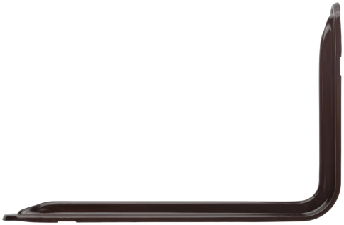 Уголок-кронштейн 230х350 мм (1,0 мм) усилен.коричневый фото 2