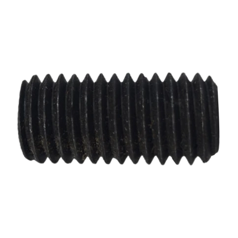 Винт установочный с внутр. шестигранником 6х10 мм, класс прочности 12.9 DIN 913 тупой конец, черный фото 1