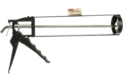 Пистолет для герметика 310 мл "скелетный" усиленный с фиксатором. 6-гран шток 7 мм Sparta фото 1