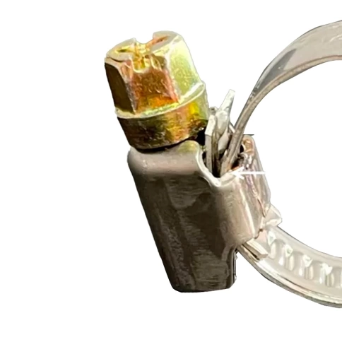 Хомут червячный 30-45/9 мм, нержавеющая сталь W2 фото 2