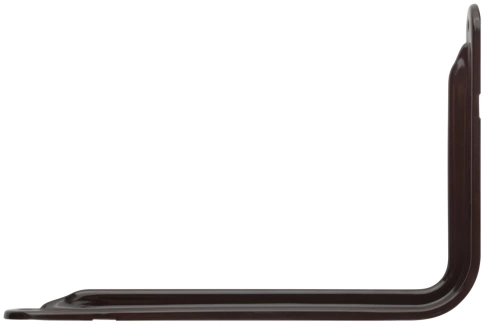 Уголок-кронштейн 160х250 мм (1,0 мм) усилен.коричневый фото 2