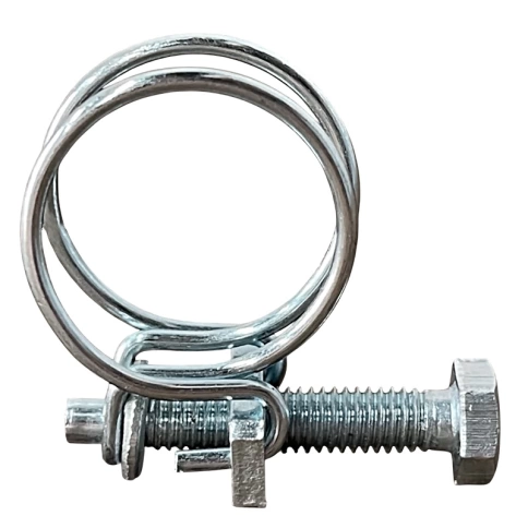 Хомут проволочный 29 мм steel wire clamp, оцинкованный фото 1