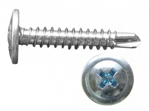 Саморез с прессшайбой, сверло, 4,2х16 ОЦ РУС. фото 1