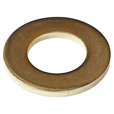 Шайба М7 DIN 125, латунная фото 1