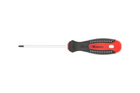 Отвертка Fusion PZ0x75 мм, CrV, трехкомпонентная рукоятка antislip Matrix фото 1
