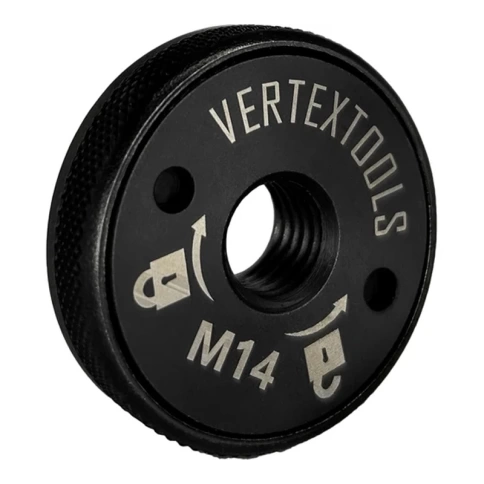 Гайка быстрозажимная для УШМ Quik М14 VERTEXTOOLS фото 1
