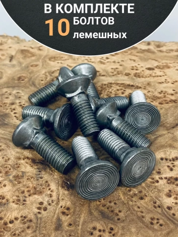 Болт лемешный высокопрочный потайной  М10х40 Гост7786,10 шт  фото 5