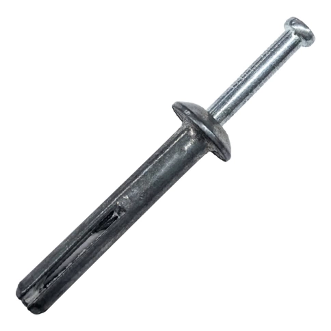 Дюбель-гвоздь забиваемый 6х50 мм, металлический фото 1