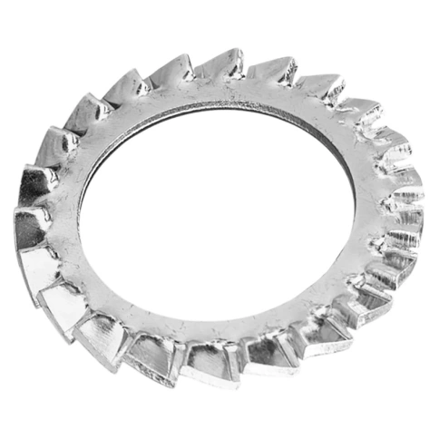 Шайба зубчатая М10 DIN 6798 тип А, нержавеющая А2 фото 1