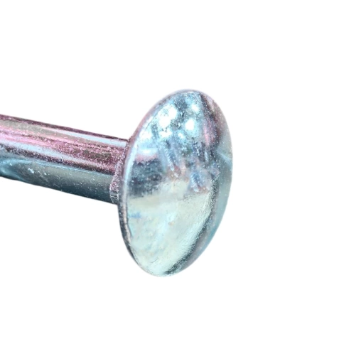 Болт с полукруглой головкой и квадратным подголовком 8х70 мм DIN 603, оцинкованный фото 2