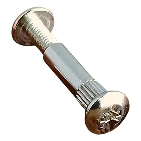 Стяжка межсекционная 6х15 мм никельная: винт 6х15 мм+гильза 8х29 мм фото 1