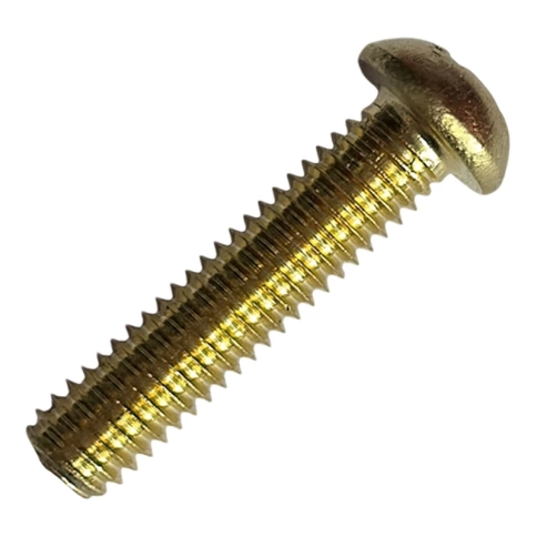 Винт полукр.гол. латунь DIN7985 фото 5