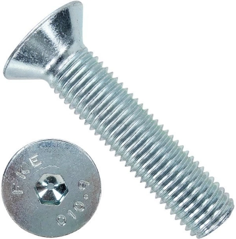 Винт потайной под шестигранник 3х16 DIN7991 к.п.10.9,10 шт. фото 4
