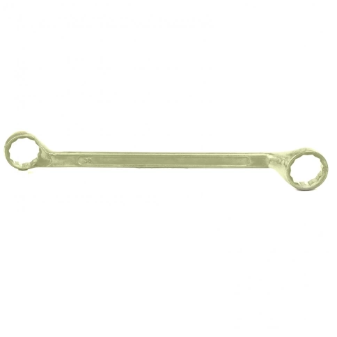 Ключ накидной 30х32 мм желтый цинк Сибртех фото 1