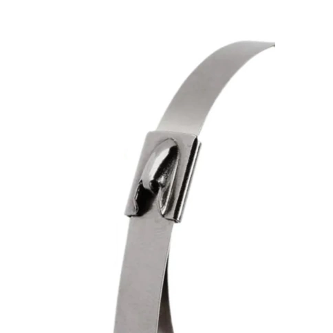 Хомут кабельный 4,6х200 мм сталь ANSI 304  фото 2