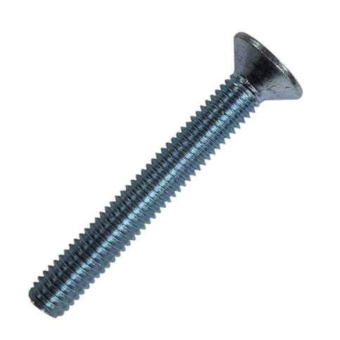 Винт потай 16х100 мм с внутр. шестигр. DIN 7991 класс прочности 10.9, полная резьба, оцинкованный фото 1