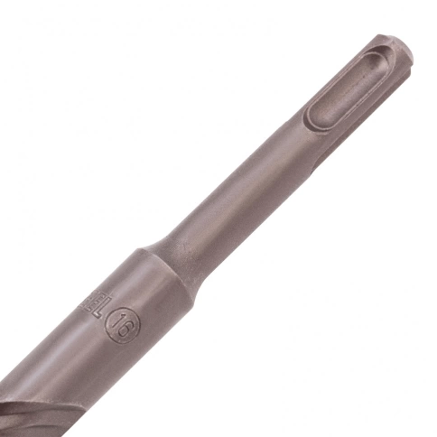 Бур по бетону Cobalt W-tip, двойная спираль, SDS-Plus, 16х310 мм Denzel  фото 4