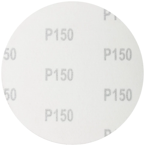 Круги шлифовальные сплошные (липучка), алюминий-оксидные 125 мм 5 шт Р 150 фото 2