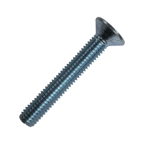 Винт потай с внутренним шестигранником 6х40 мм DIN 7991 класс прочности 10.9, оцинкованный фото 1