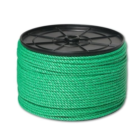 Веревка плетеная ПП 10 мм зеленая фото 1